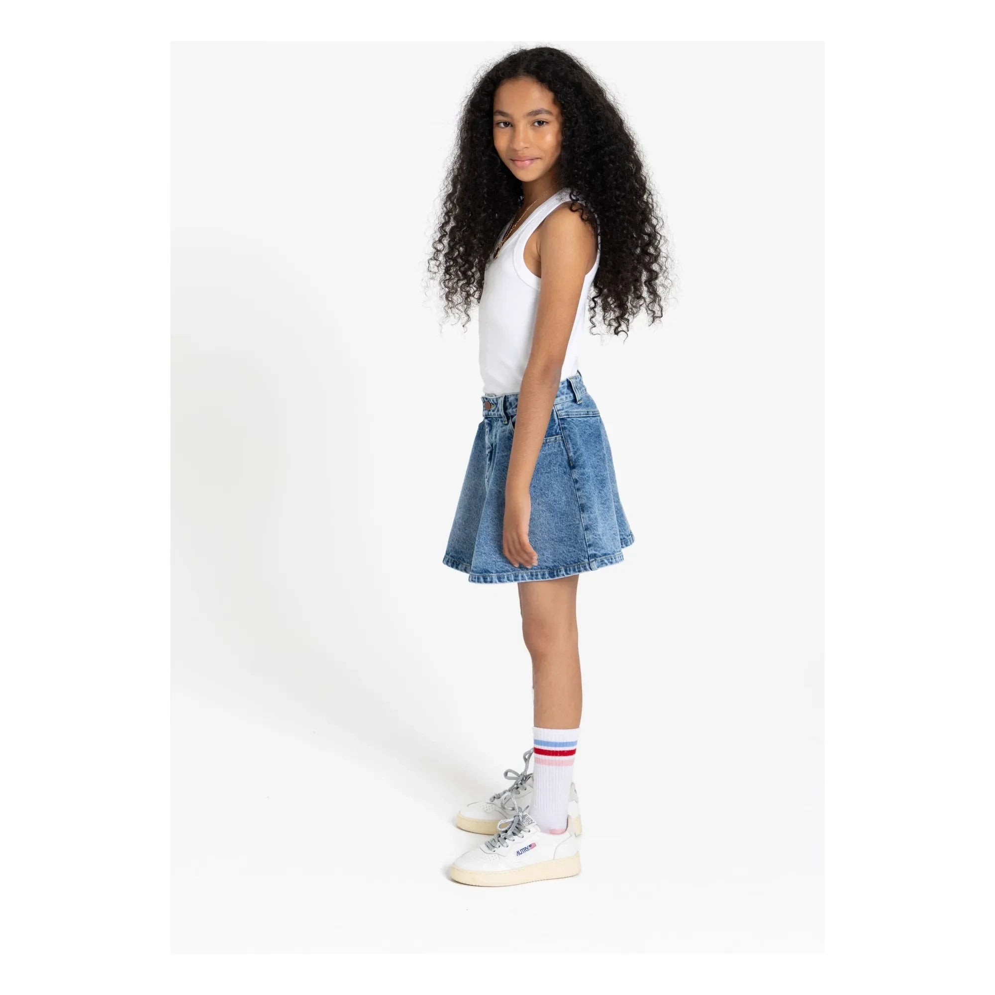 Finger in the Nose - Denim Joplin Skirt | Blue