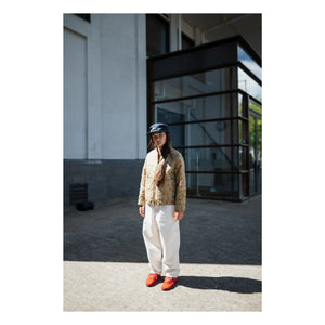 Repose AMS - Jean Barrrel Organic Cotton | Off-white