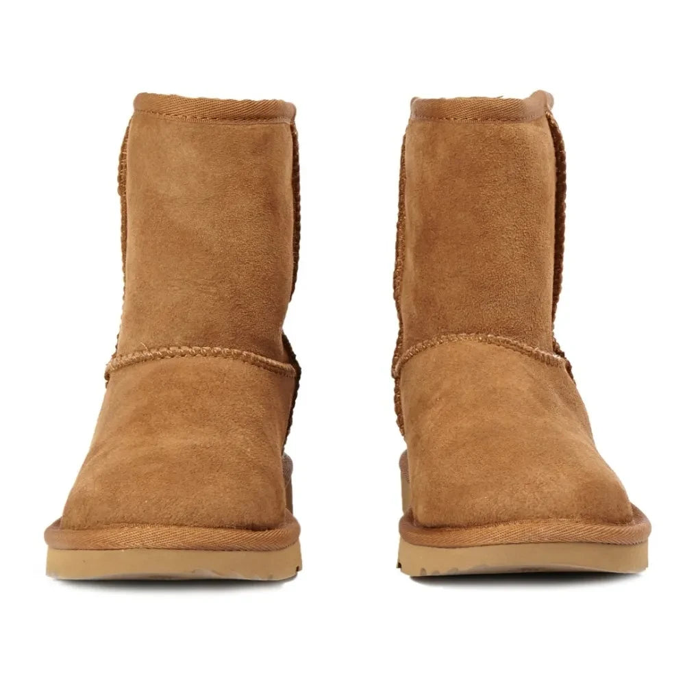 UGG - Classic II Fur-Lined Suede Boots | Caramel