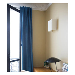 The Socialite Family - Brera Pleated Cotton Square Wall Lamp | White