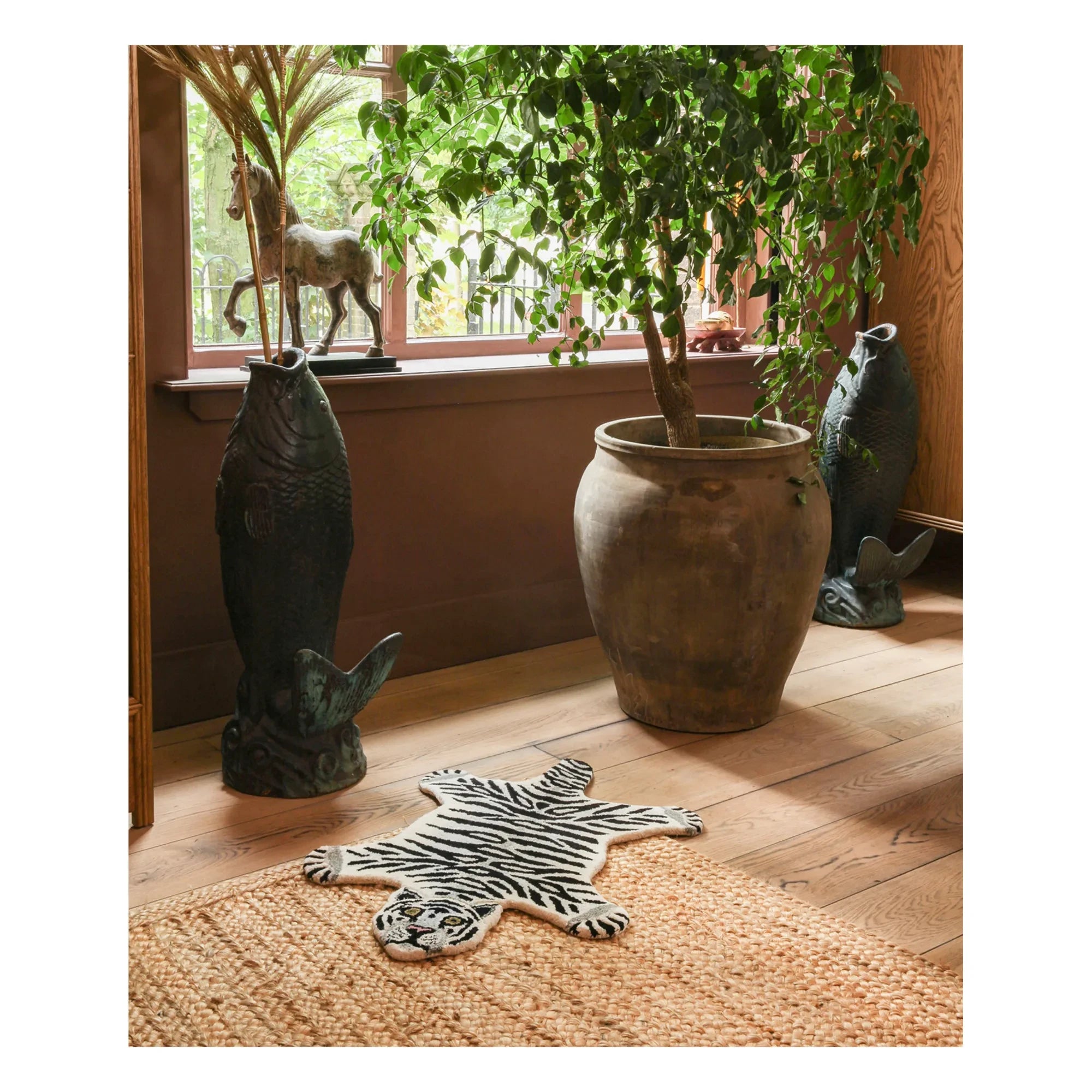 Doing Goods - Tiger Rug | Ecru