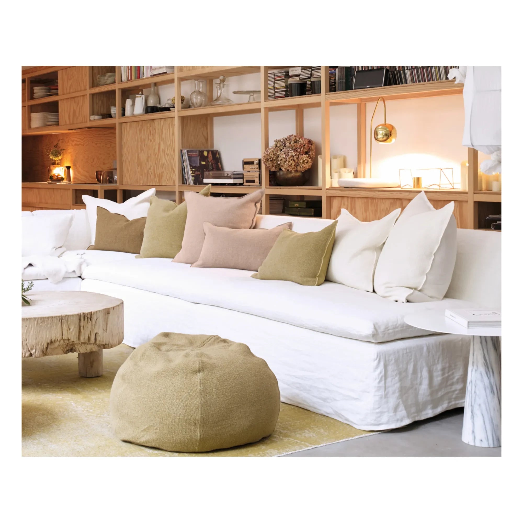 Maison de Vacances - Vice Versa Formentera Canvas Pillow | White