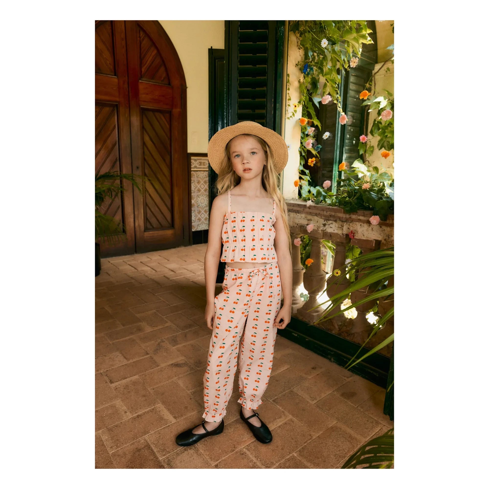 Tinycottons - Cherry Pants | Light Pink