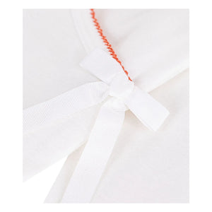 Petit Bateau - Plain Cache Coeur Vest | White