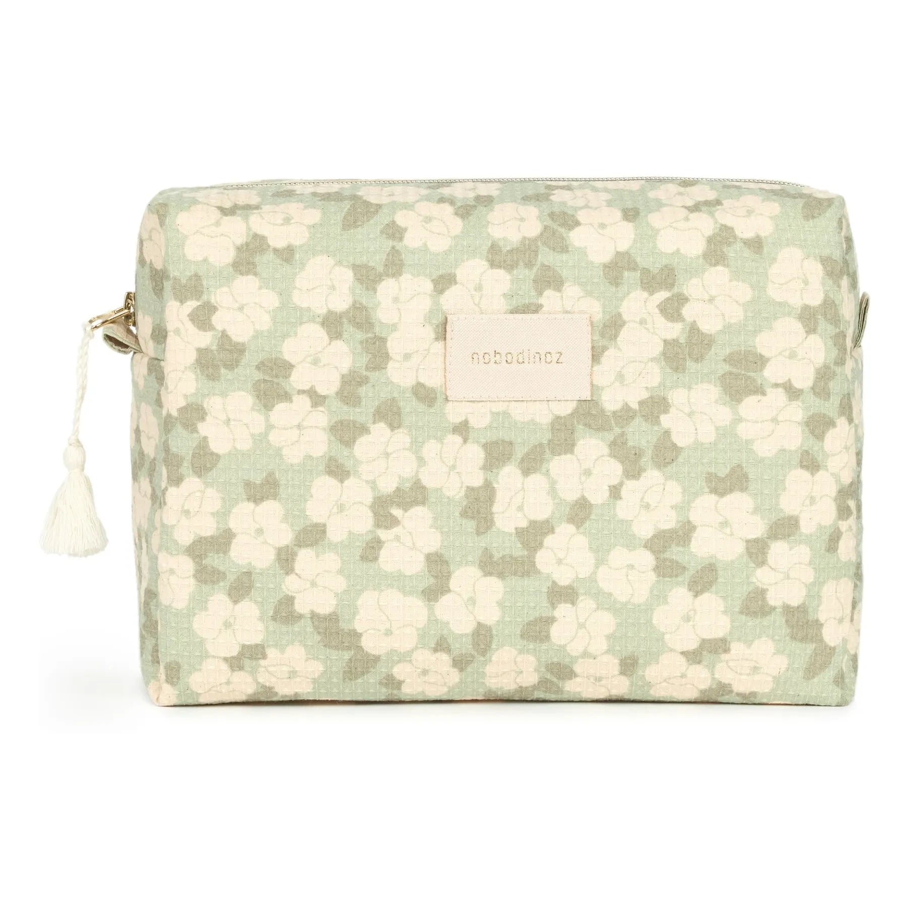 Nobodinoz - Diva Opera Sakura Makeup Bag | Sage