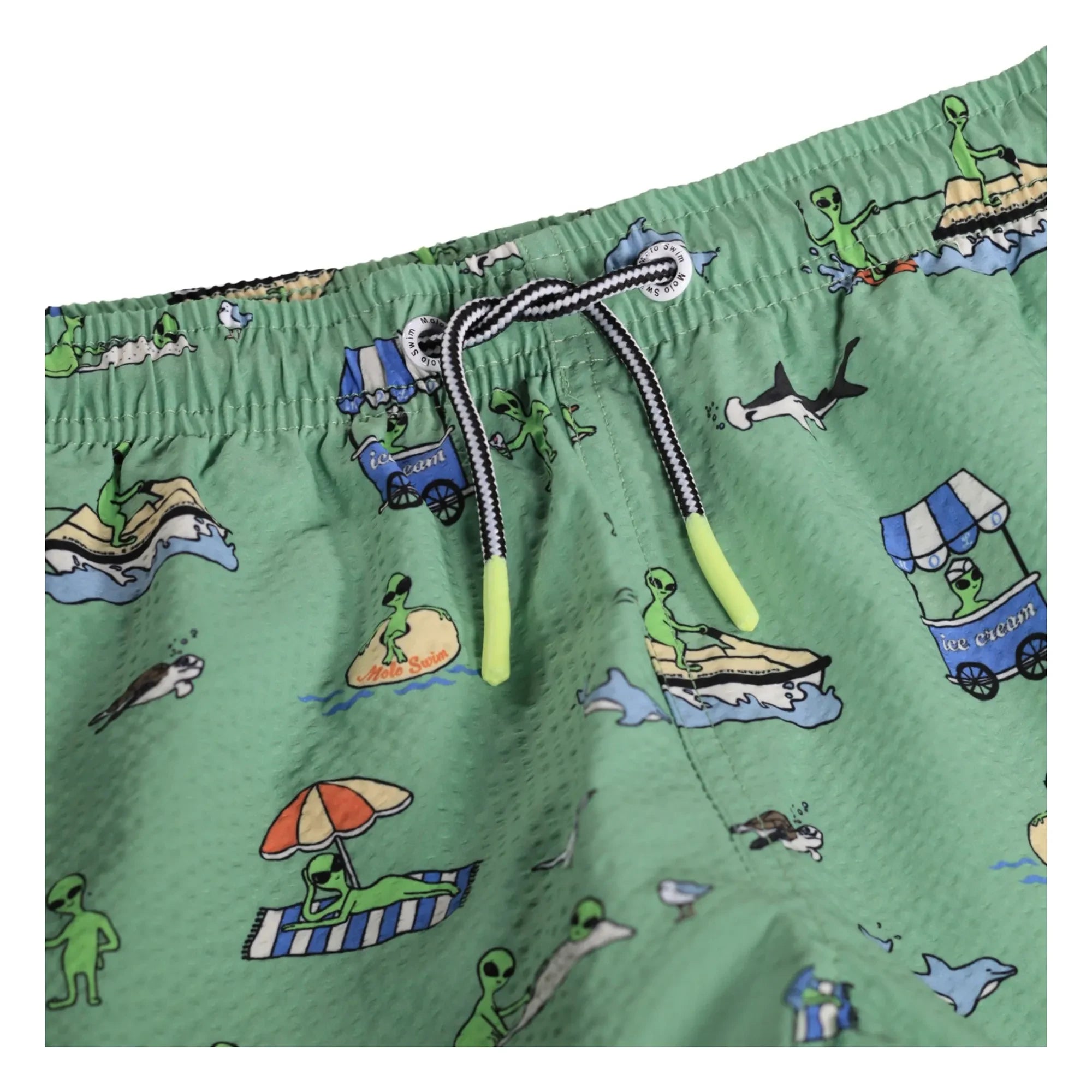 Molo - Niko Aliens Swim Shorts | Green