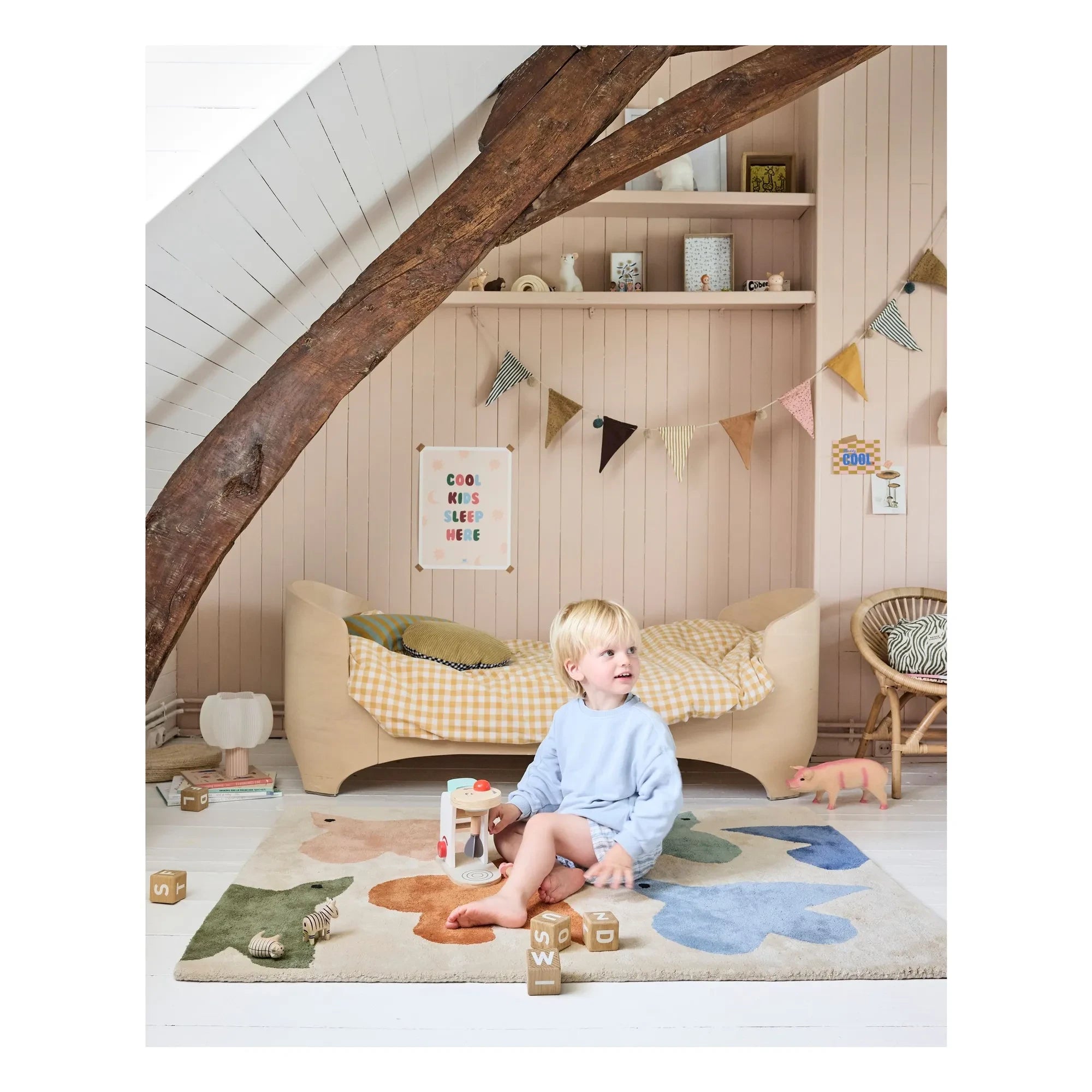 Bleuu-studio - Bird Rug | Blue