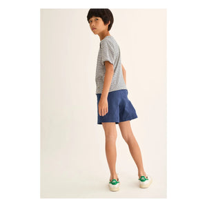 Cozmo - Alan Striped T-Shirt | Navy Blue