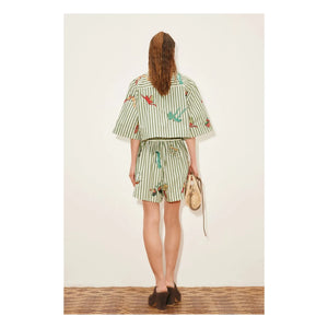 Alémais - Bisou Organic Cotton Shorts | Green