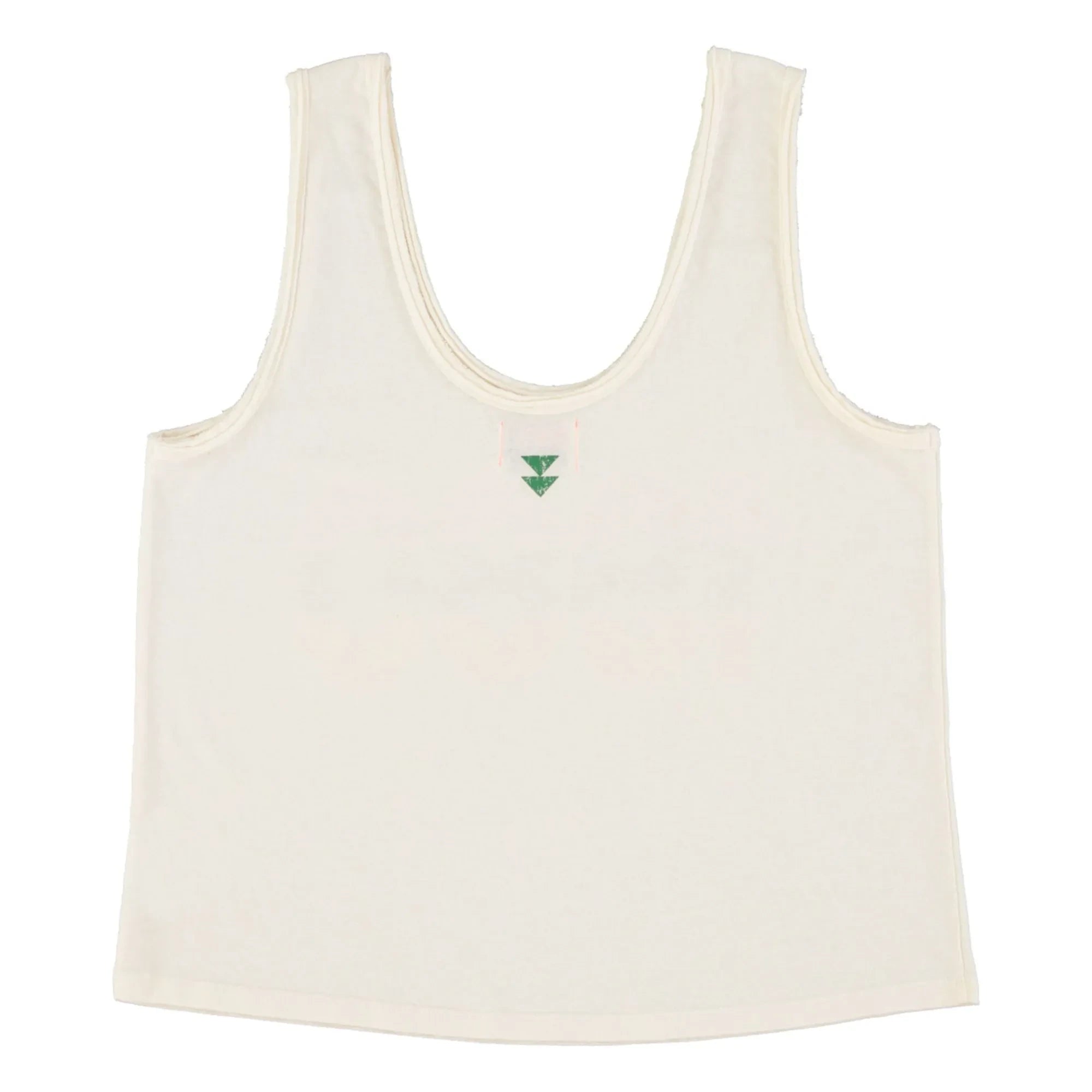 Sisters Department - Olivia Linen and Cotton Tank Top | Ecru