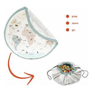 Play and Go - Noomad Play Bag / Mat - World Map