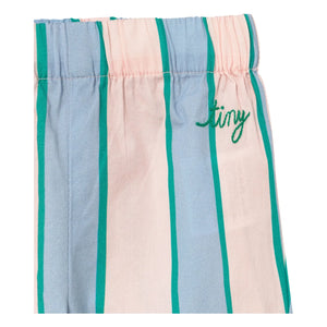 Tinycottons - Poplin Striped Pants | Pastel Pink