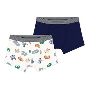 Petit Bateau - Navy 2-Pack Boxer Masks