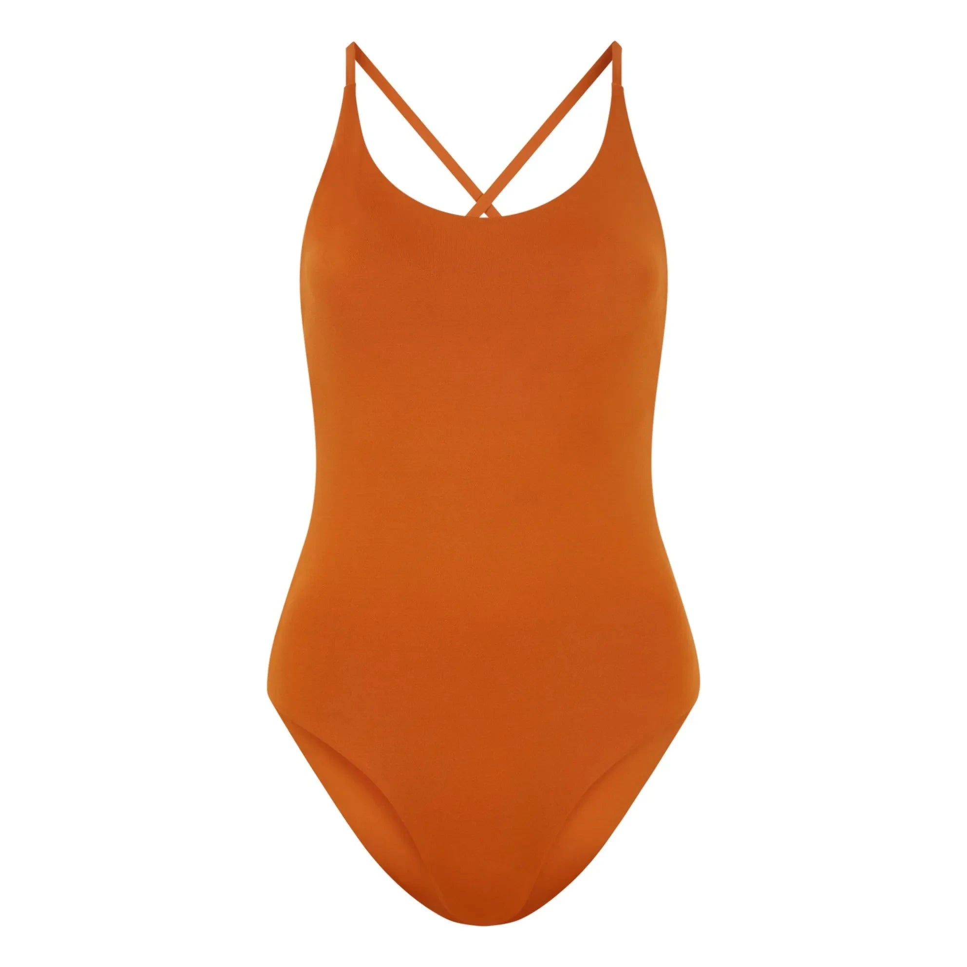 Smallable Woman - Amy 1-Piece Cross Back Swimsuit | Rust