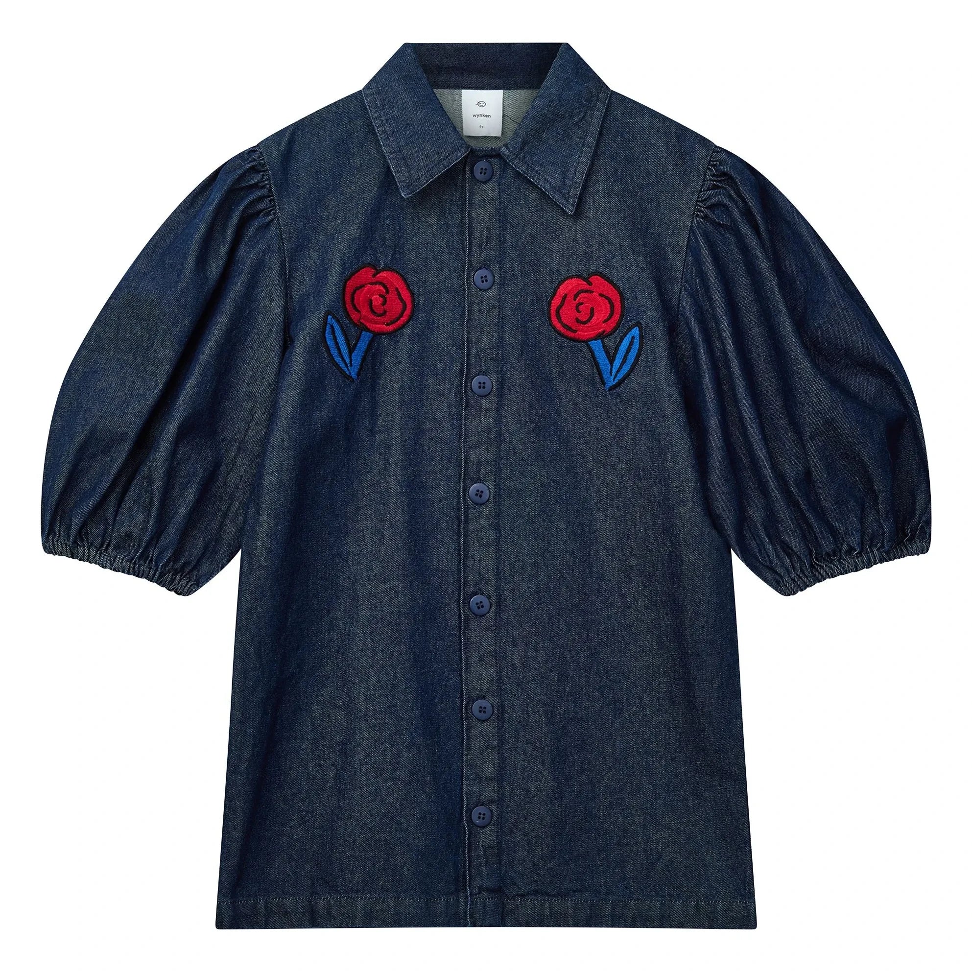 Wynken - Annka Denim Elbise | Denim mavi