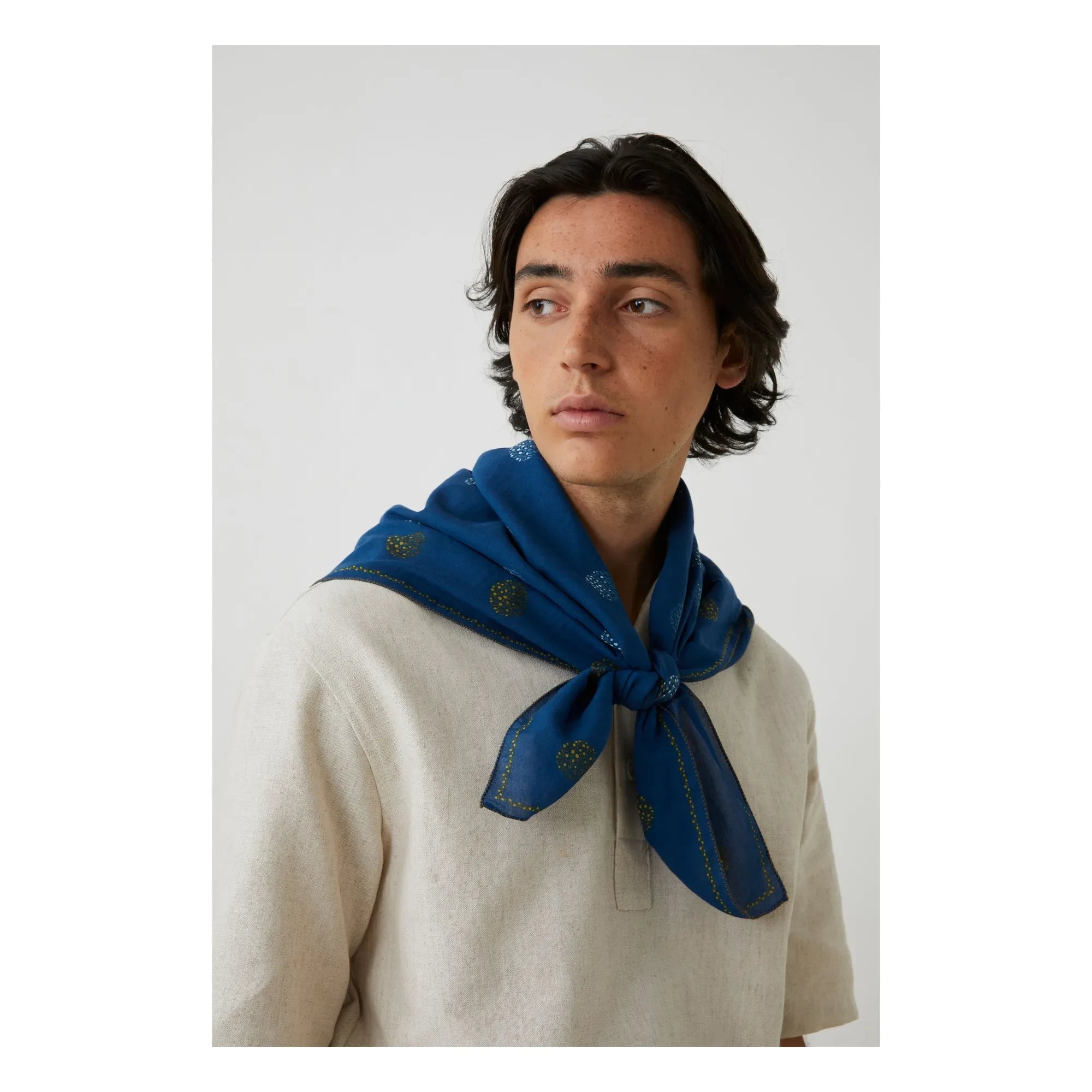Moismont - Pearl Scarf N°820 Cotton | Ink