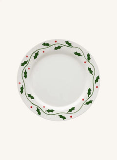 Anna + Nina - Holly Plate | White