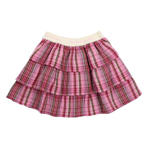 the new society - Adriana Double Layer Cotton Skirt | Pink