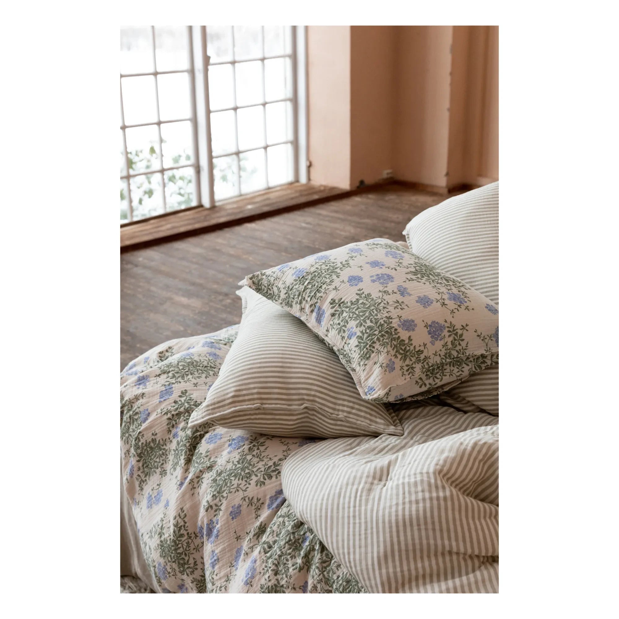 garbo&friends - Plumbago Organic Cotton Bedding Cover | Blue