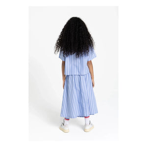 Finger in the nose - Striped Lina Skirt | Steel