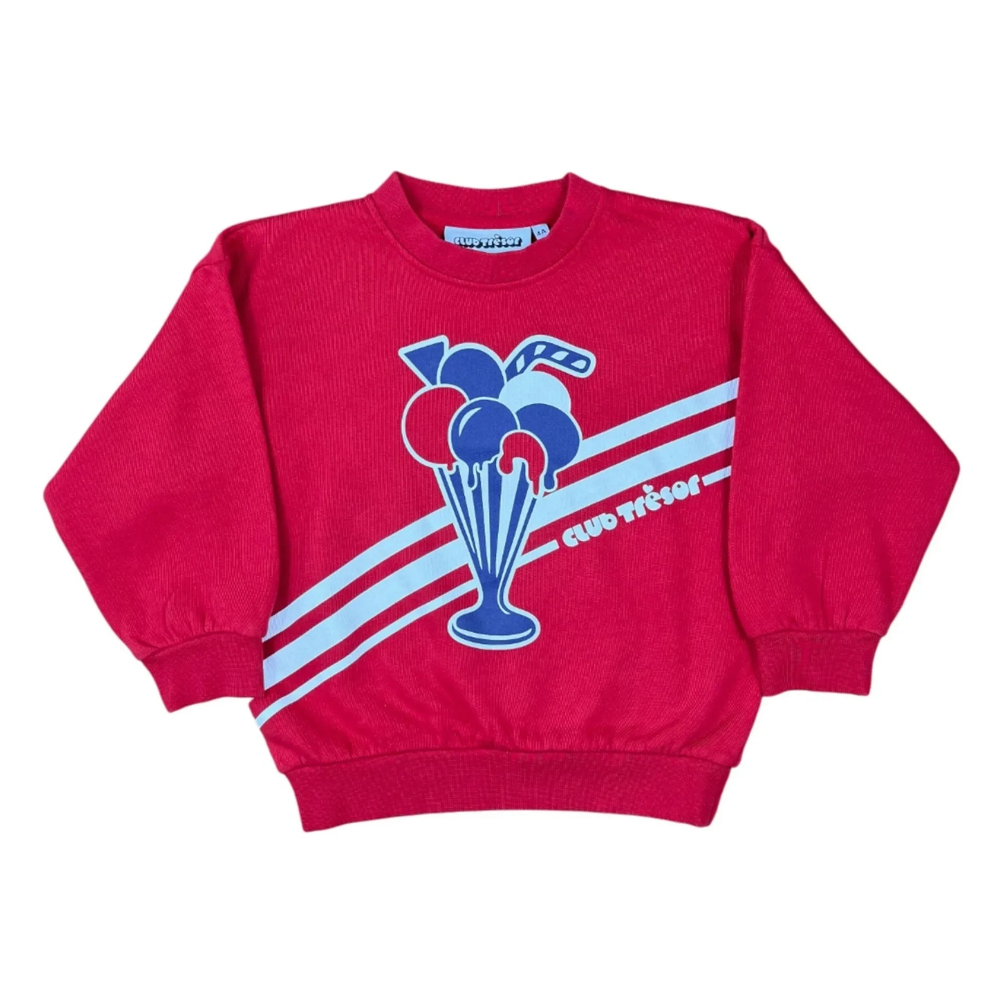 Club Trésor - Sweat Ice Cream | Raspberry Red