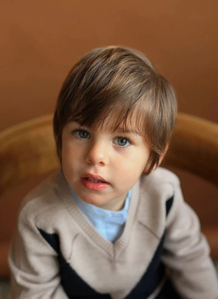 1+ in the family - Kasper Merinos Yünlü Kazak | Bej