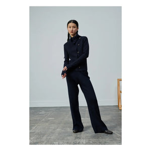 Soeur - Victoria Wool Pants | Navy
