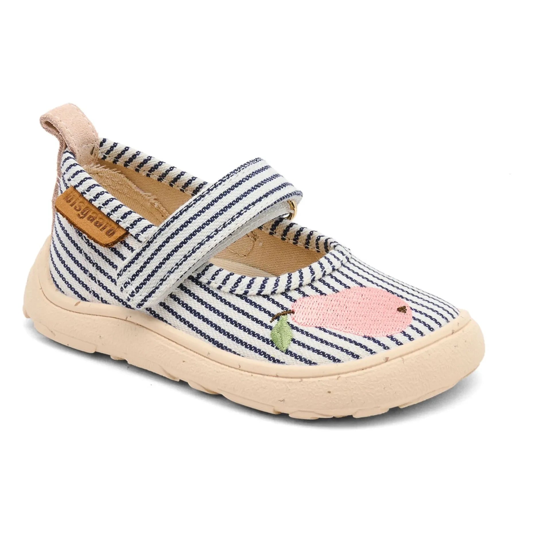 Bisgaard - Teal Striped Scratch Slippers