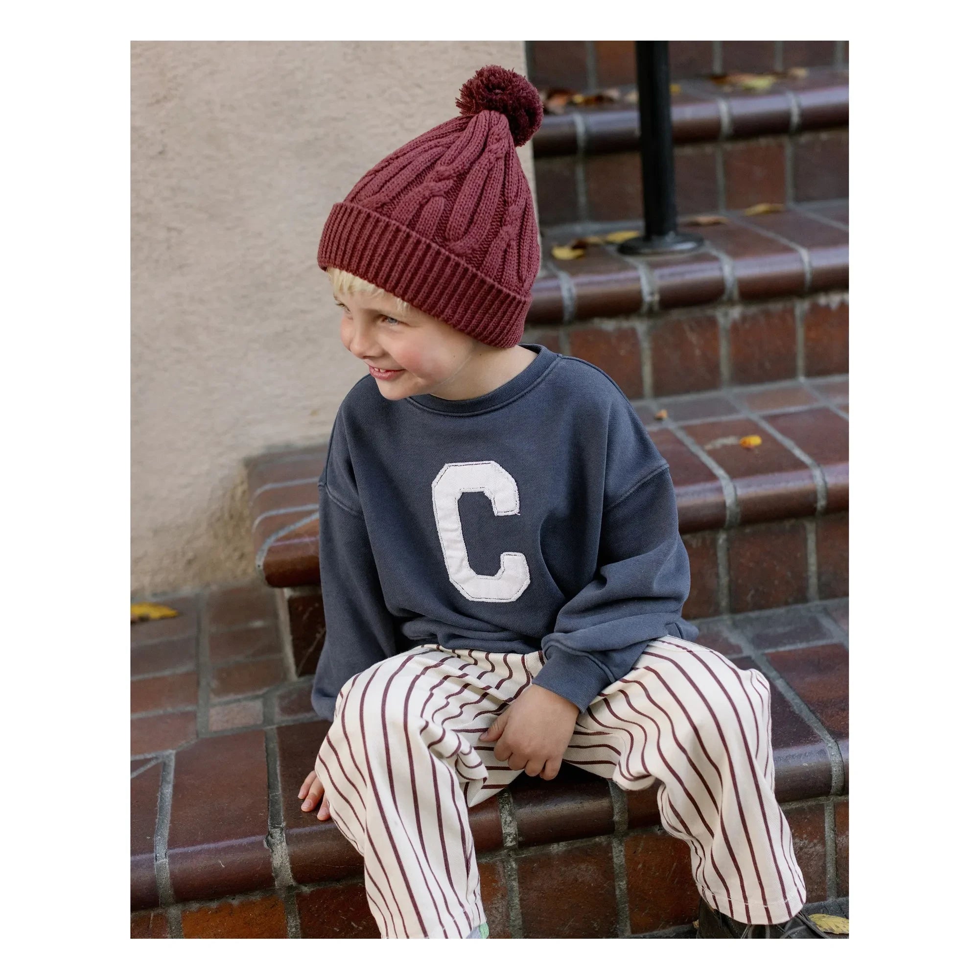 Rylee + Cru - Cargo Pants Striped | Ecru