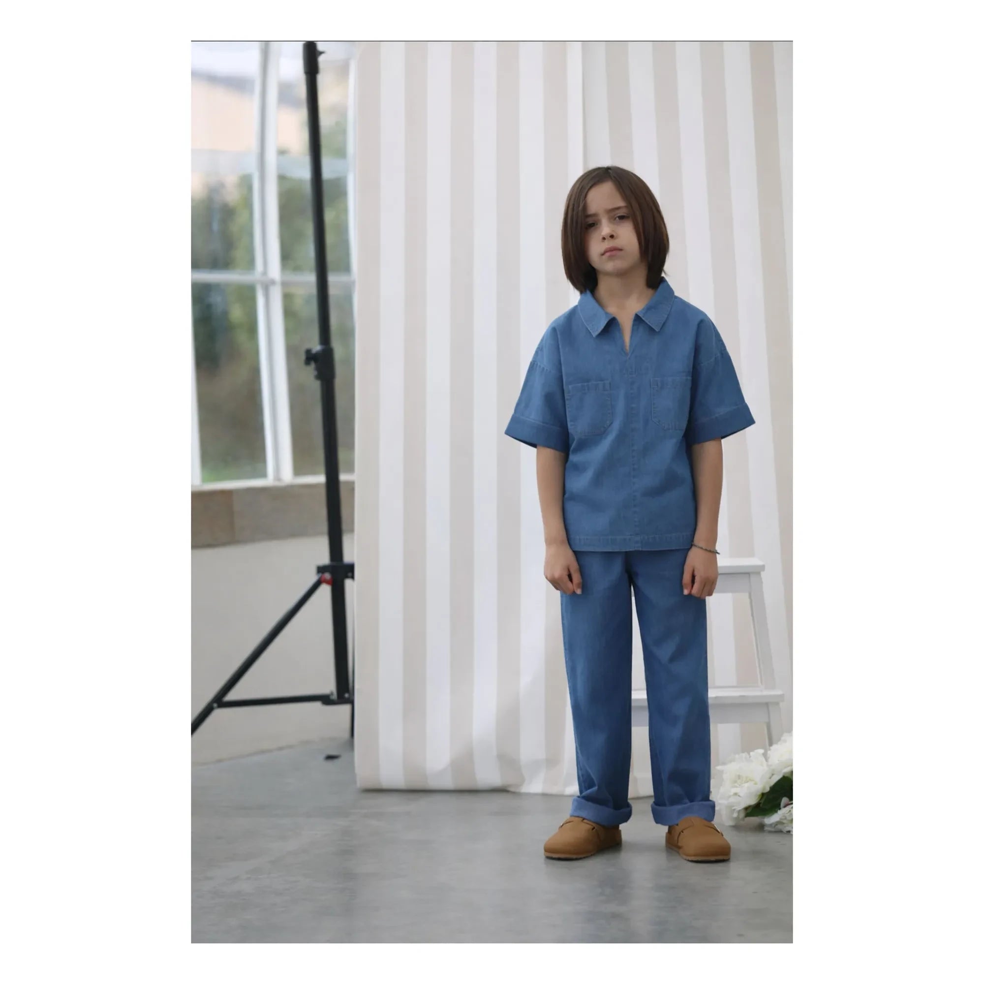 Lililotte - Carl Tencel Coton Bio gömlek | Denim mavi