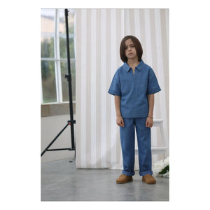 Lililotte - Carl Tencel Coton Bio gömlek | Denim mavi