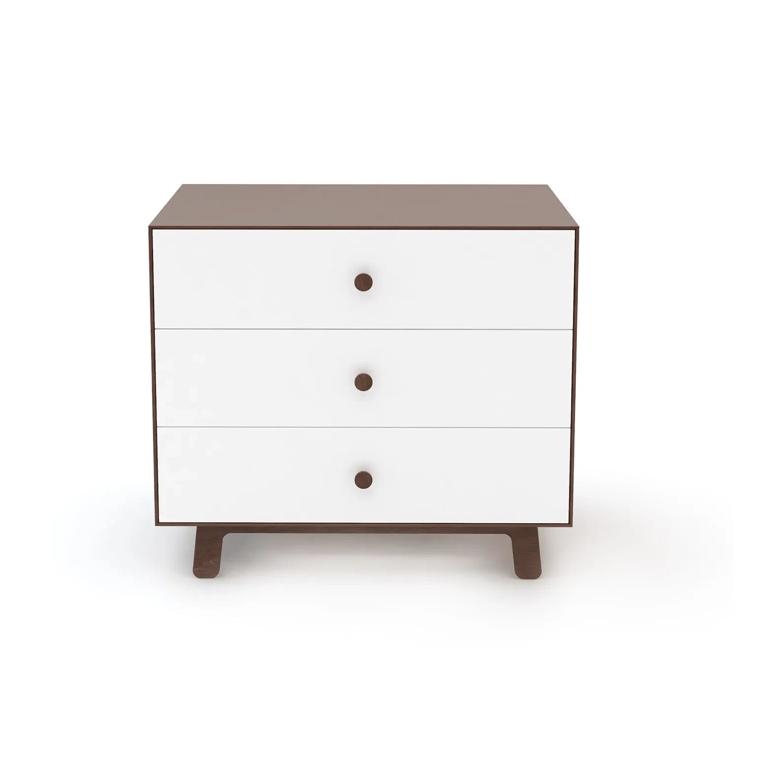 Oeuf NYC - Walnut Base Merlin 3-Drawer Dresser | Walnut