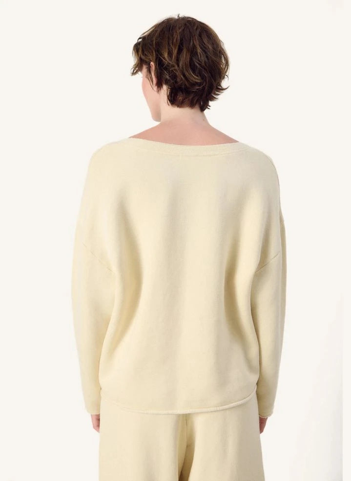 American Vintage - Nishtown Pamuk Sweatshirt | Krem