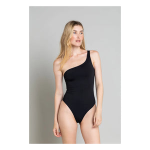 Smallable Woman - Janet Asymmetric One-Piece Swimsuit | Black