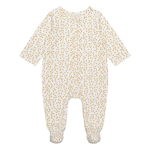 Rose in April - Amalia Jersey Mini Heart-Patterned Pajama | Mustard