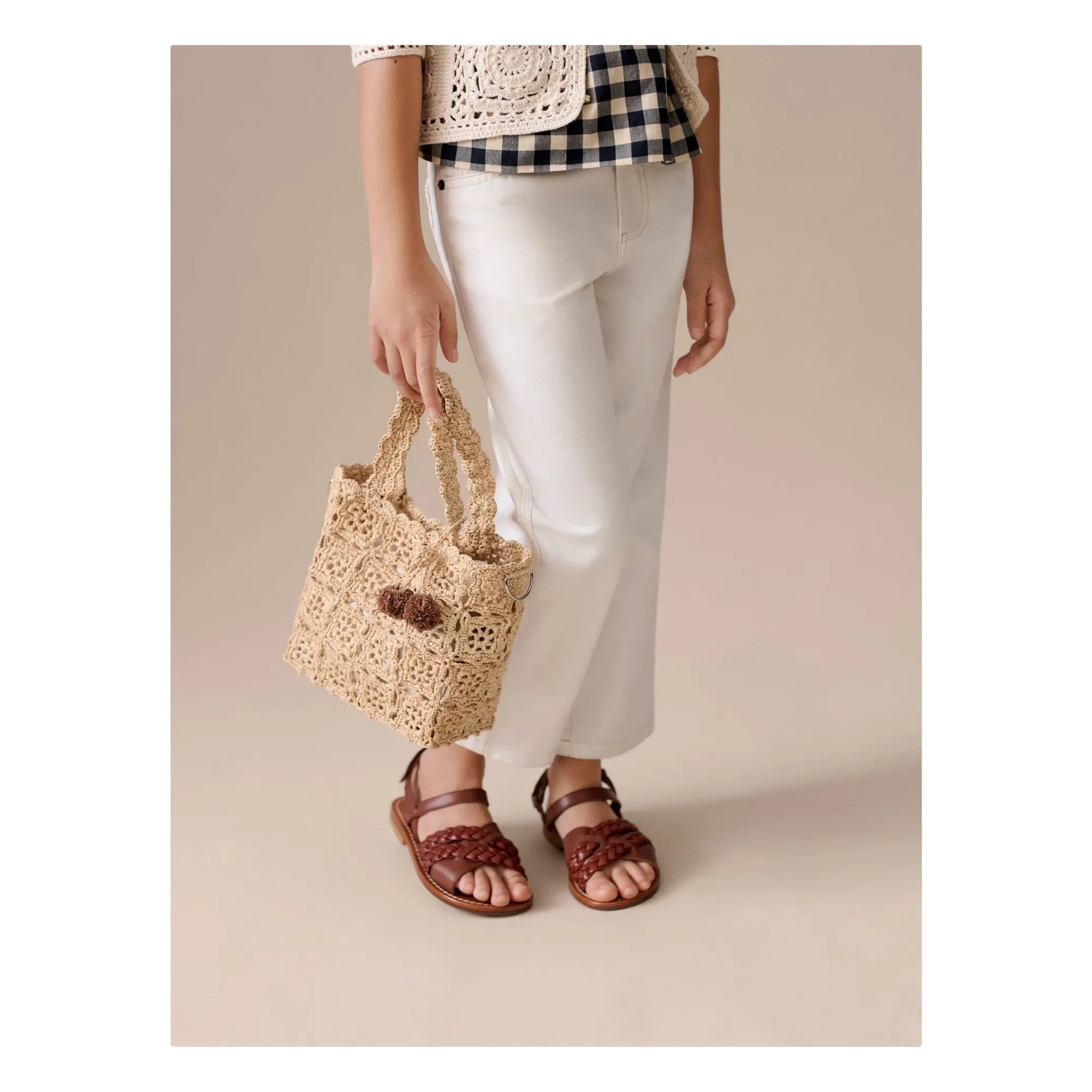 Bonpoint - Lito Raphia Bag | Natural
