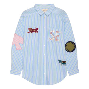 SISSEL EDELBO - Pil Striped Shirt | Green