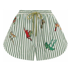 Alémais - Bisou Organic Cotton Shorts | Green