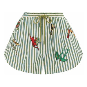 Alémais - Bisou Organic Cotton Shorts | Green