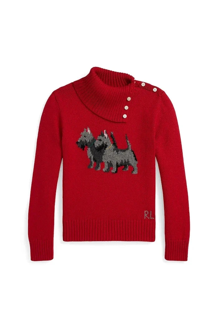 Polo Ralph Lauren Çocuk Pamuklu Kazak