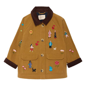 SISSEL EDELBO - Cara Organic Cotton Jacket - Kids Collection | Camel