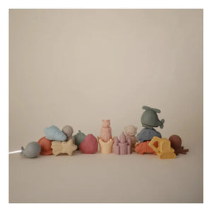 Mushie - Princess Bath Toys - Set of 4 | Pink