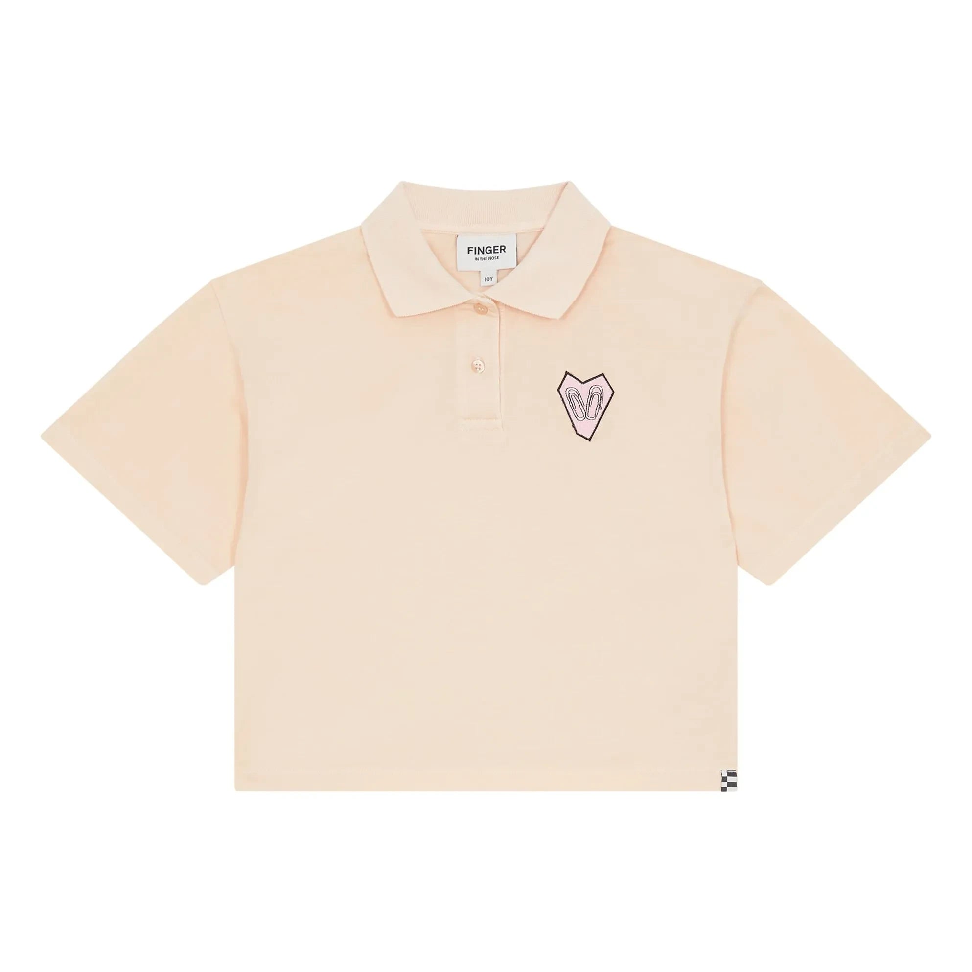 Finger in the nose - Bristol Organic Cotton Polo Shirt | Peach