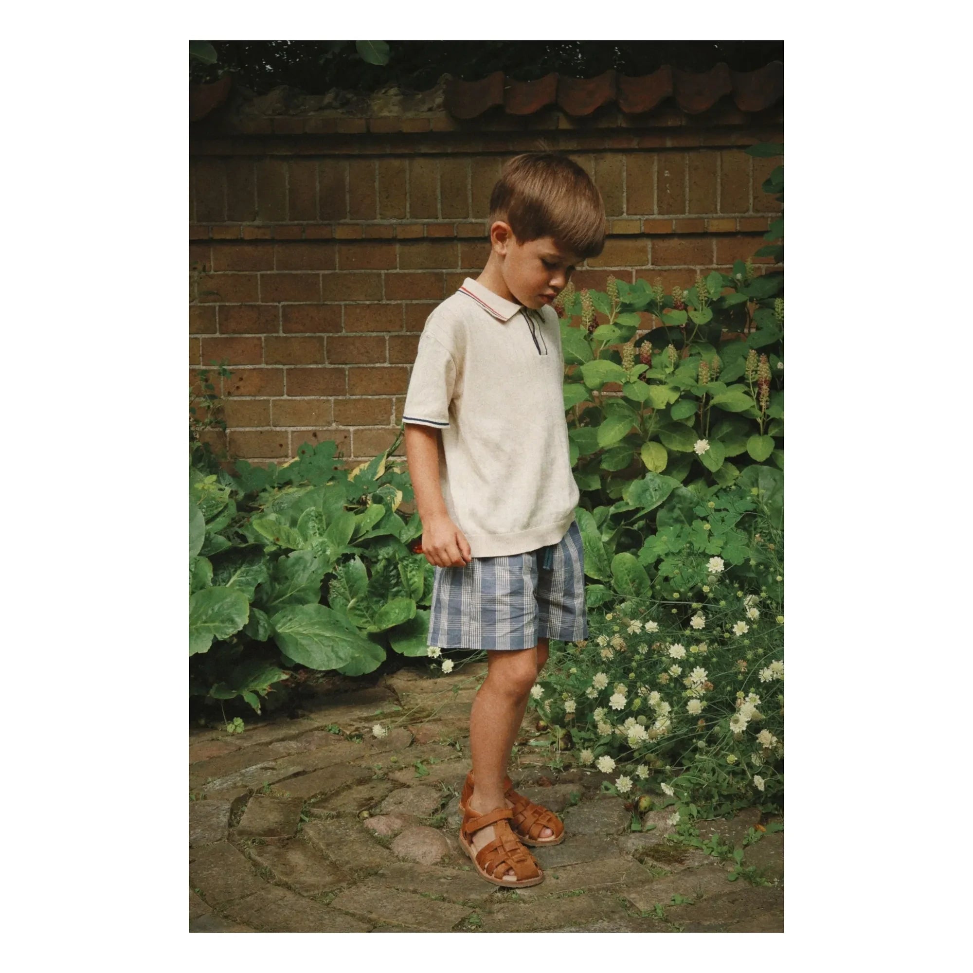 Konges Sløjd - Polo Mio Organic Cotton Knit | Ecru