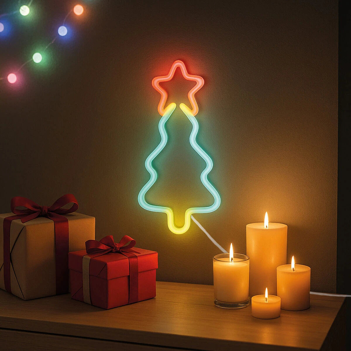 Legami - Neon-Effect LED Lamp - Christmas Tree - It's a Sign
