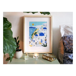 La Petite Épicerie - Numbered Coloring Set - Maja Tomljanovic, Santorini