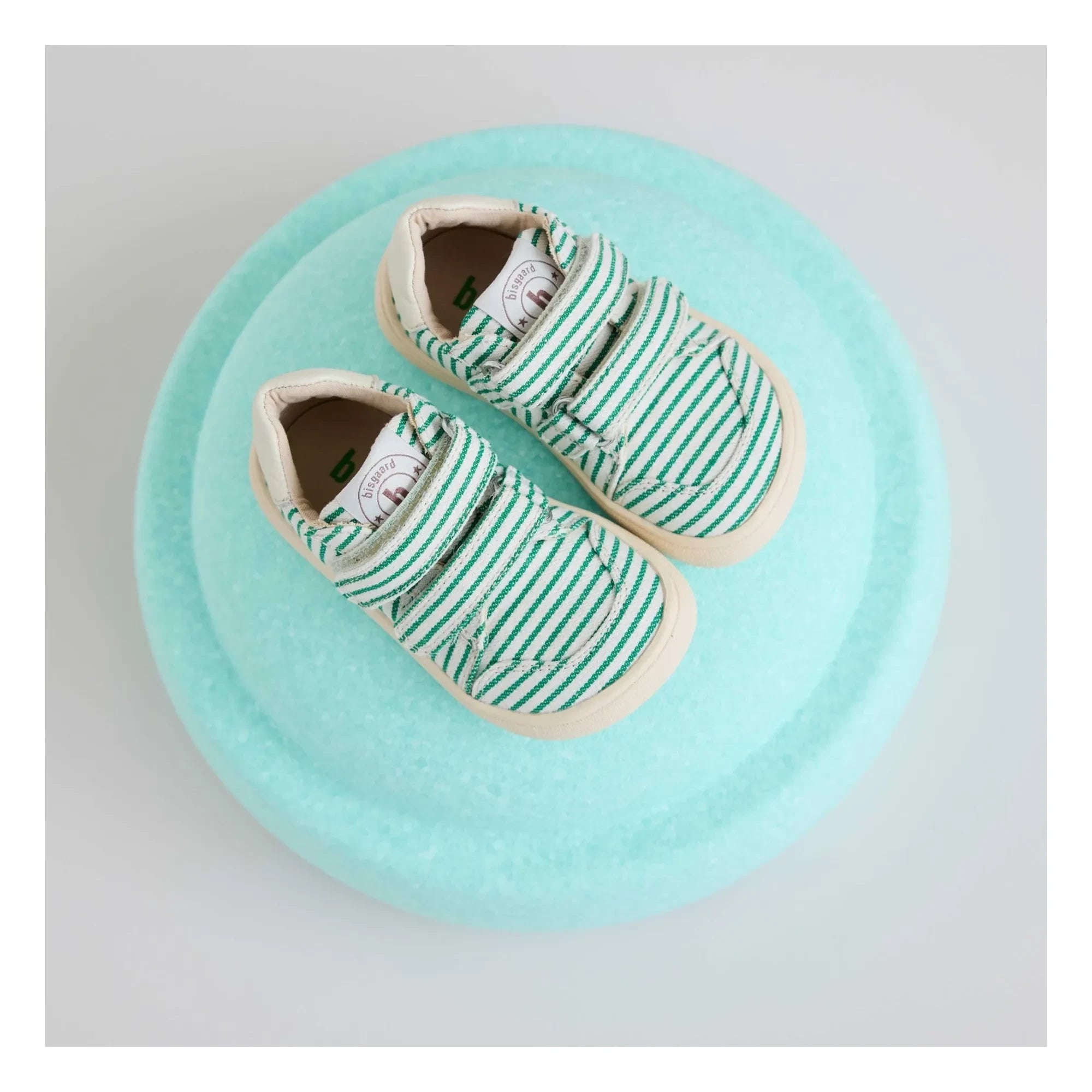 bisgaard - Striped Scuffed Detail Sneakers | Green
