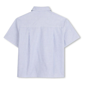 Kenzo - Kenzo Garden Striped Oxford Shirt | Light Blue