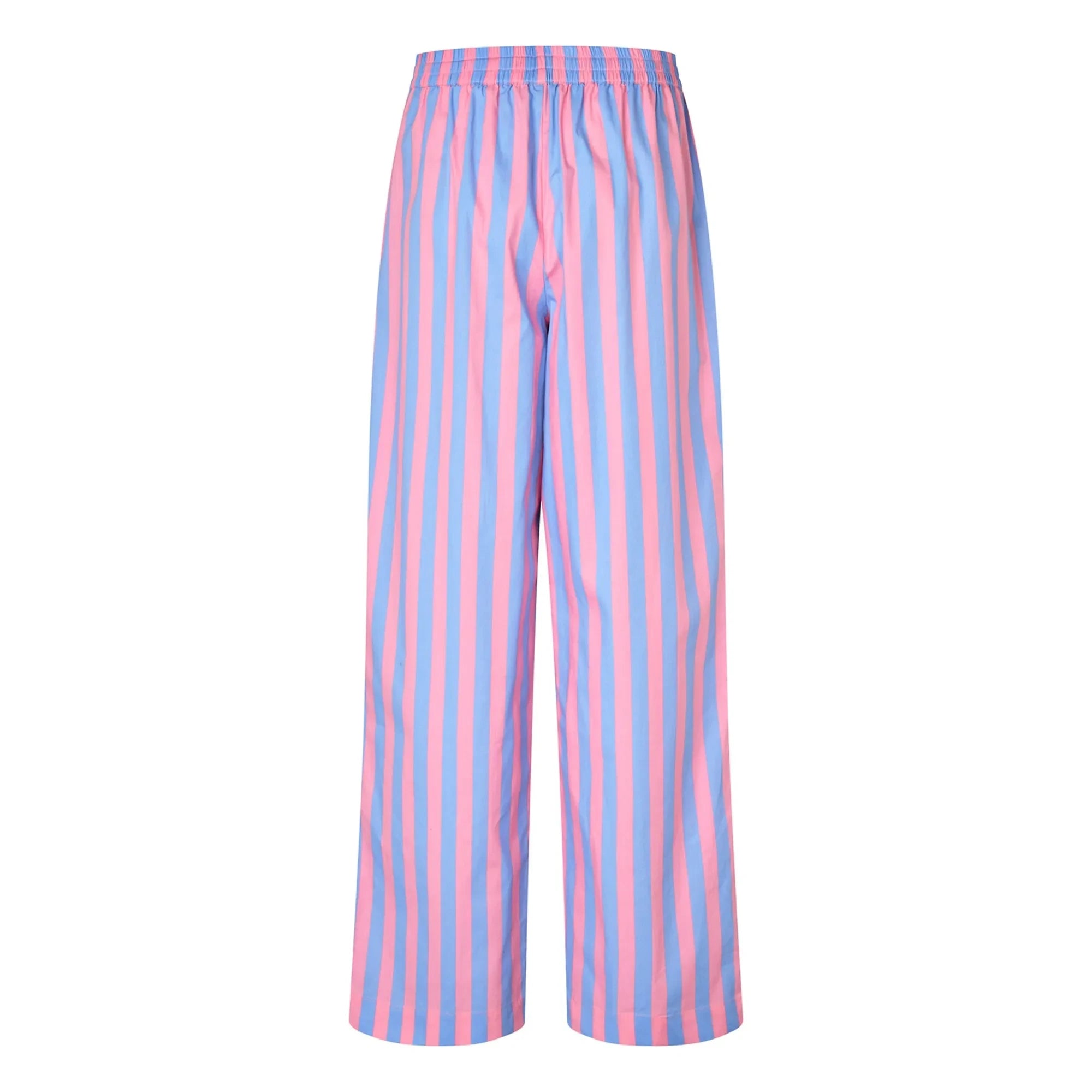 Lollys Laundry - Rita Cotton Striped Pants | Blue