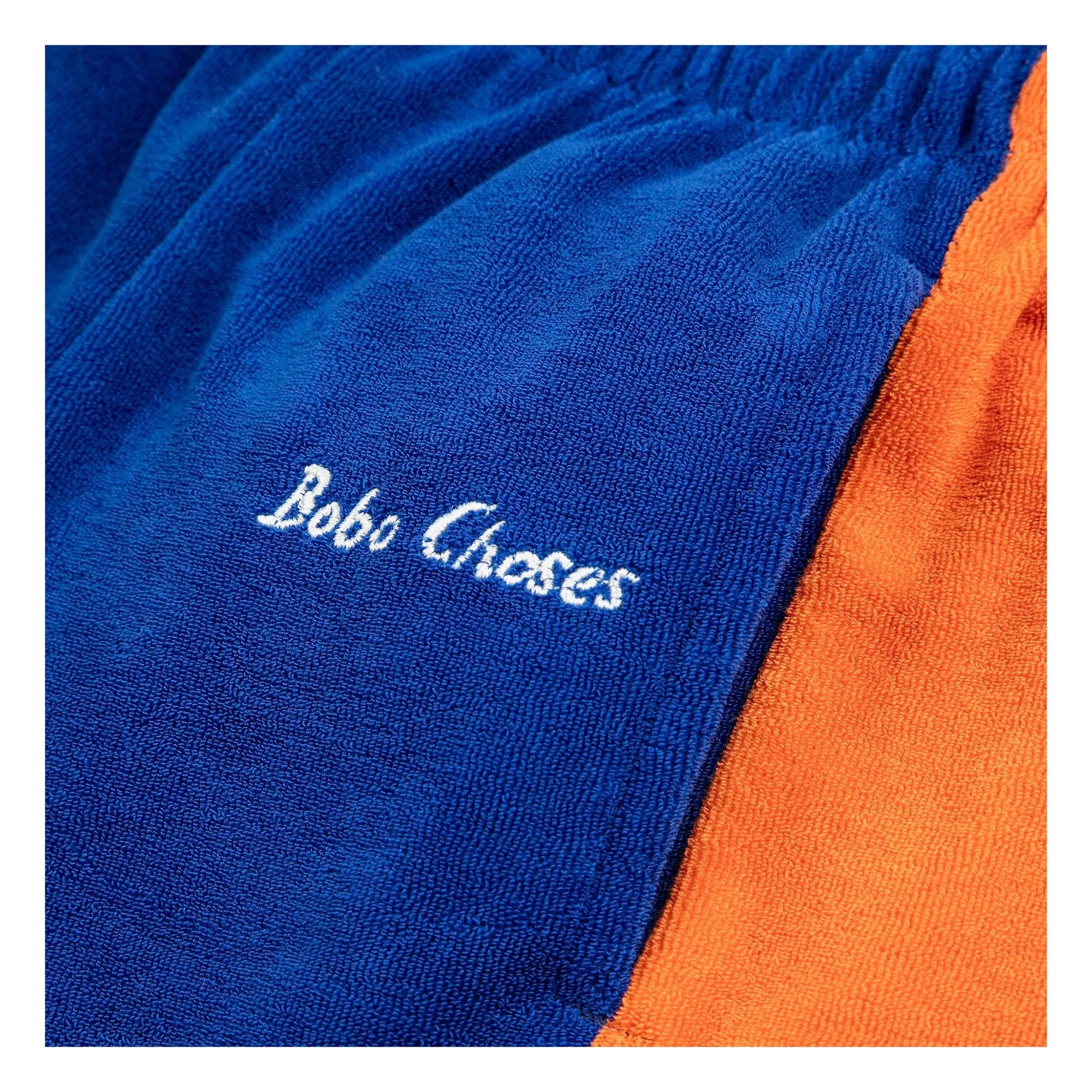 Bobo Choses - Color Block Organic Cotton Sweatpants | Royal Blue